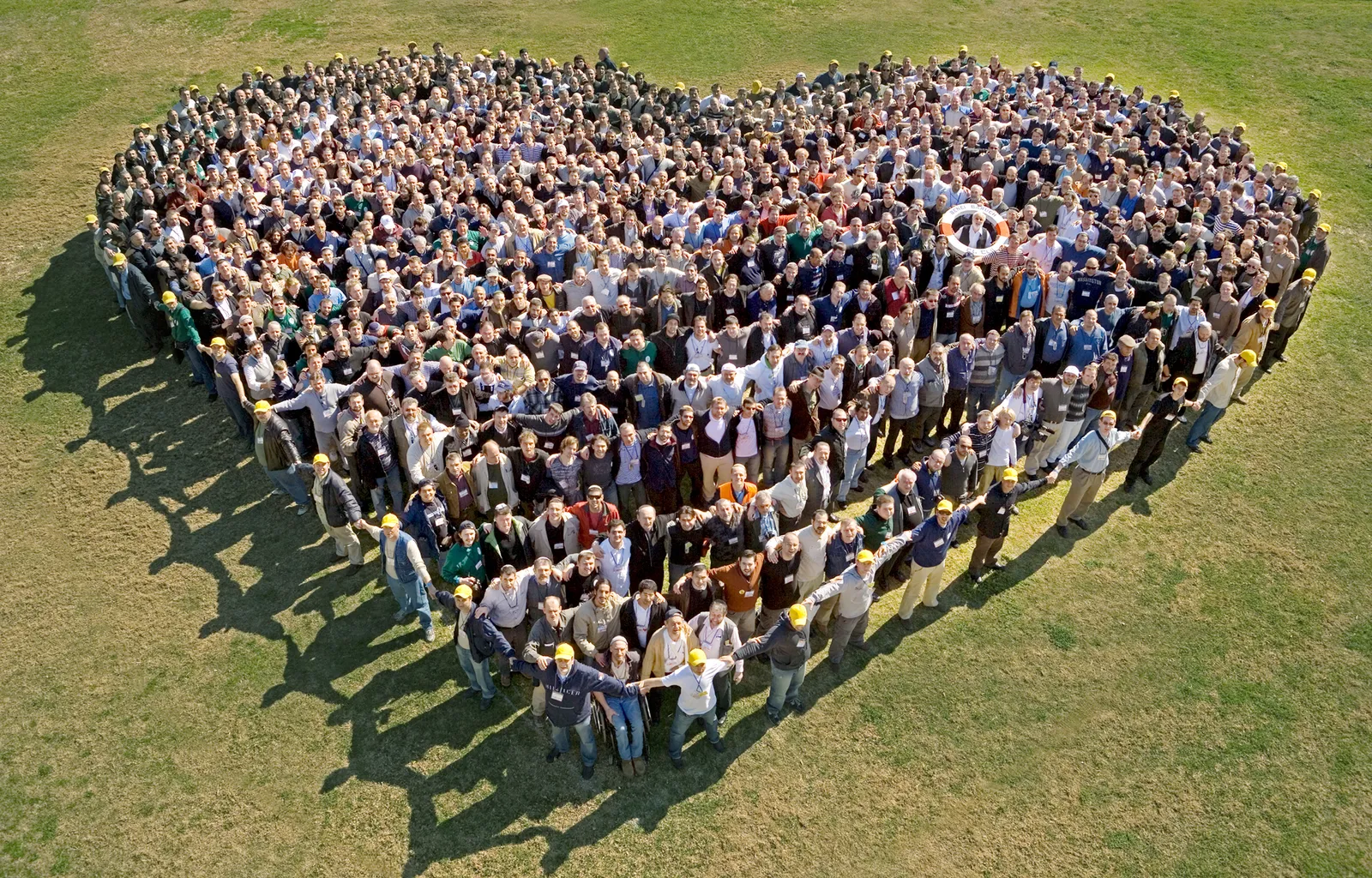 Friends and community meeting together